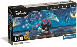 Clementoni puzzel 1000 stukjes panorama Mickey & Minnie compact box