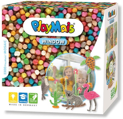 PlayMais speelgoed raam mozaïek dieren 2300 stuks creatief