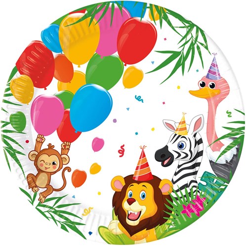 Papieren Bordjes FSC Jungle Ballonnen, 8st.