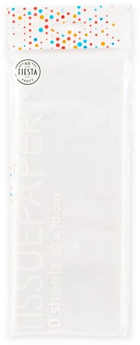 Tissuepapier 10 Vellen Wit, 50x70cm