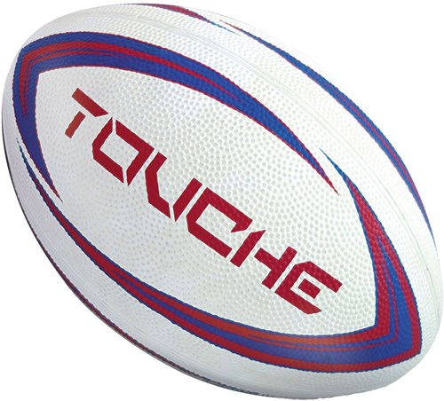 Mondo rugbybal Touche 29cm multicolor - rugby speelgoedbal