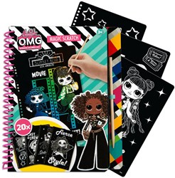 L.O.L. Surprise magic scratch set - creatieve kraskaarten voor kinderen