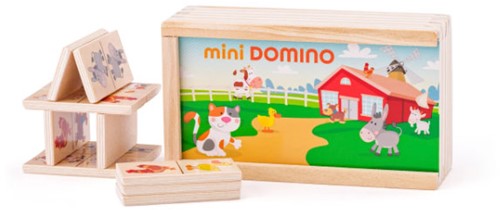 Woody Woody mini domino dieren 90021