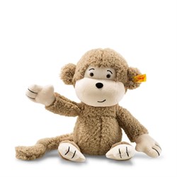 Steiff pluche Brownie aap - zachte knuffelvriend - 30 cm - beige
