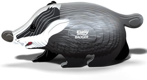 Eugy 3D puzzel - Das - knutselset voor kinderen en volwassenen-3