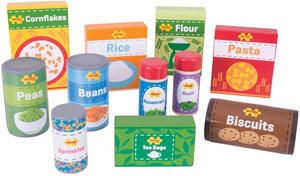 Bigjigs Cupboard Groceries bigjigs kopen in de aanbieding