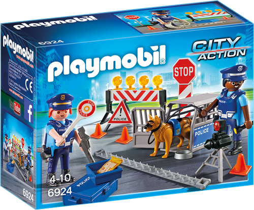 Playmobil City Action - Politiewegversperring  6924