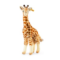 Steiff knuffel giraf Bendy pluche speelgoed beige bruin 45 cm