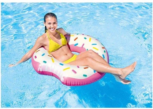 Intex Zwemring Donut 107 cm - Opblaasbare Zwemband Waterpret-2