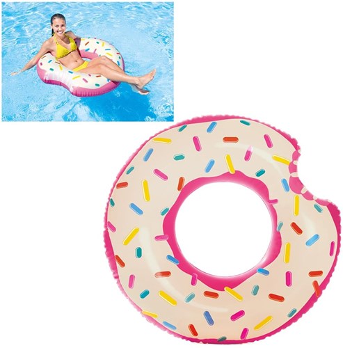 Intex Zwemring Donut 107 cm - Opblaasbare Zwemband Waterpret-3