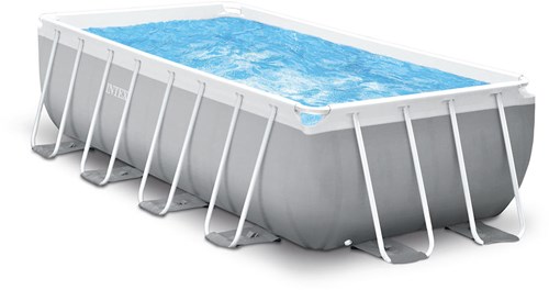 Intex Prism Frame zwembad 400x200x100cm met 12V filterpomp