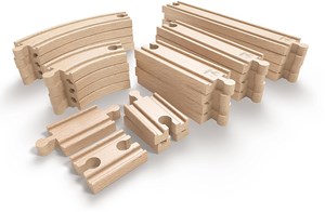 Hape Houten Trein Advanced Expansion Rail Pack hape kopen in de aanbieding Hape Houten Trein Advanced Expansion Rail Pack hape kopen in de aanbieding