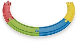 Hape Treinbanen regenboog (4 spoorstukken)