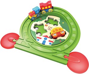 Hape Houten Trein Train Track Puzzle hape kopen in de aanbieding
