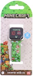 Accutime Minecraft kinderhorloge LED digitaal touchscreen groen