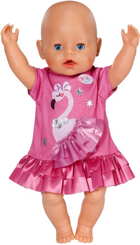 BABY born poppenjurk flamingo roze 43 cm - poppenkleding mode-2