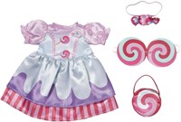 BABY born poppenoutfit kleurrijk snoepjurk 43cm poppenkleding-3