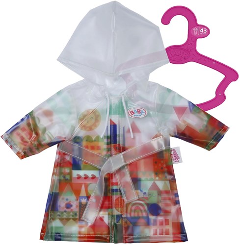 BABY born poppen regenjas 43cm kleurrijk - poppenkleding-3