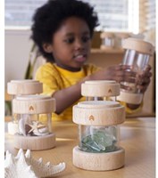 Guidecraft schatbuisjes speelgoed - kleurrijke ontdekkingstubes set-3