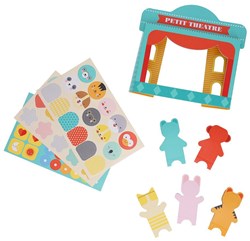 Petit Collage poppentheater set - creatief speelgoed voor kinderen