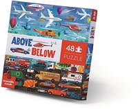 Crocodile Creek puzzel voertuigen 48 stukjes educatief karton