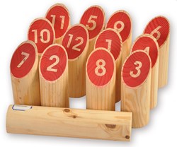 HOT Games Kubb spel dennenhout fotodoos outdoor gezelschapsspel