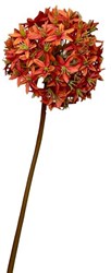 Roberts Collection kunstbloem Allium bol 60cm oranje decoratie bloem