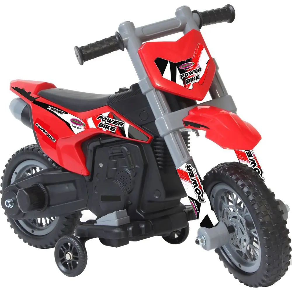Jamara elektrische motor Ride-on Power Bike rood 6V met geluid