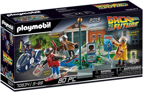 Playmobil Back to the Future deel II Hoverboard achtervolging 70634