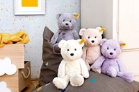 Steiff knuffel teddybeer Bearzy pluche grijs 28 cm - Soft Cuddly Friends-2