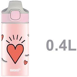 SIGG drinkfles - aluminium Girl Power 0,4L - kindvriendelijk en lekvrij