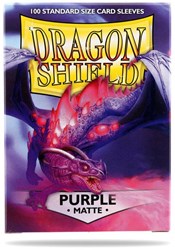 Dragon Shield kaartenhoesjes matte paars 100 stuks trading cards