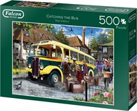 Jumbo puzzel Falcon Catching the Bus - 500 stukjes legpuzzel-2