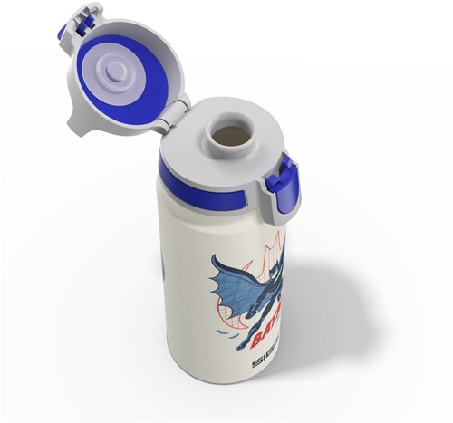 SIGG drinkfles Batman voor kinderen - aluminium 0,6L wit - school