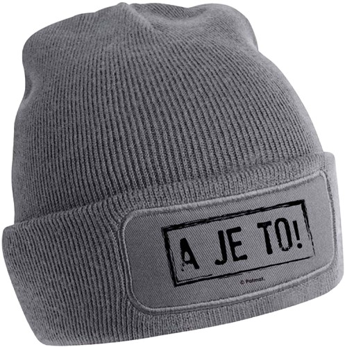 Buurman en Buurman Muts - Stempel Grijs