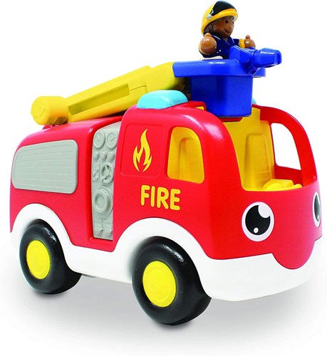 WOW Toys brandweerauto Ernie Fire Engine speelgoedvoertuig oranje