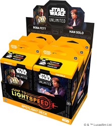 Fantasy Flight Games Star Wars Unlimited Jump to Lightspeed Display Decks 6 stuks TCG
