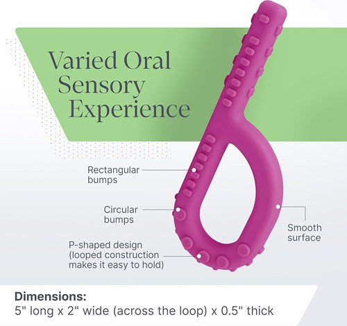 Ark Therapeutics bijtspeeltje Grabber Original Lime Green XT Medium sensorisch-3