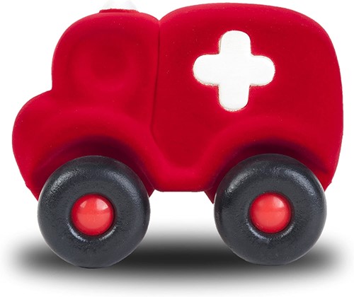 Rubbabu - Hopkins ambulance groot (rood)