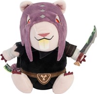 Lamaze knuffel Skaven fantasy pluche figuur 15 cm paars