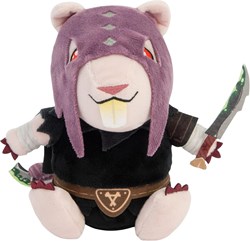 Lamaze knuffel Skaven fantasy pluche figuur 15 cm paars