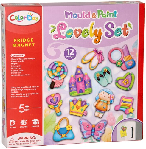 Gips Gieten Magneten - 12 Designs