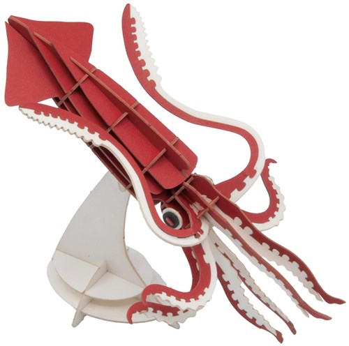 FRIDOLIN 3D Paper Model - Inktvis