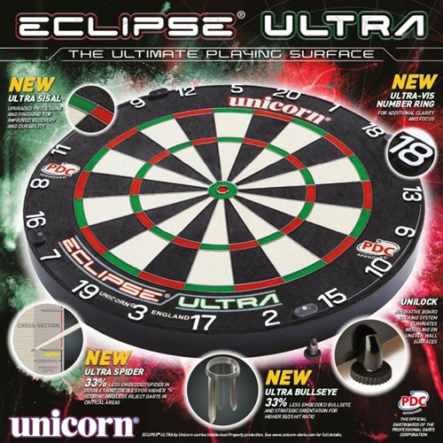 Unicorn Eclipse Ultra Bristle Dartboard -  -