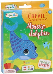 Mozaïek knutselset dolfijn creatief speelgoed voor kinderen