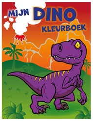Mondikaarten dino kleurboek A4 - 96 pagina's kleurplezier voor kinderen