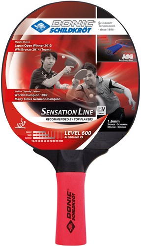Schildkröt tafeltennisbat Sensation 600 met anti-slip grip