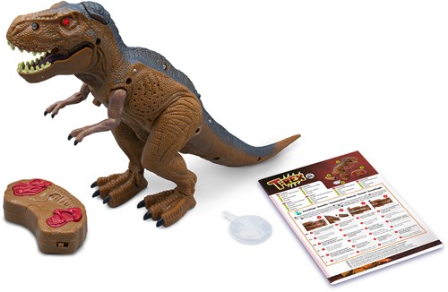 Buki RC dinosaurus T-Rex met afstandsbediening en rookfunctie-2