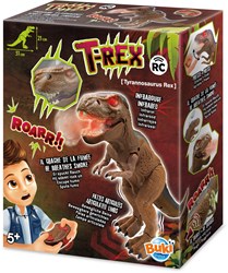 Buki RC dinosaurus T-Rex met afstandsbediening en rookfunctie
