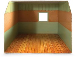 Het Muizenhuis speelgoed babkamer - kartonnen speelset voor kinderen
